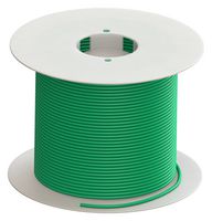 CAL TEST ELECTRONICS CT2799A-5-50 HOOK UP WIRE, 18AWG, GREEN, 1KV, 50M