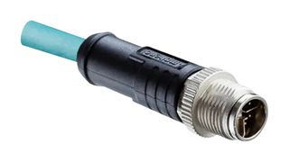 AMPHENOL LTW MSXS-08BMMM-SL7X02 CABLE ASSY, M12 PLUG-FREE END, 2M