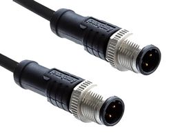 AMPHENOL LTW M12A12ML-12AML-SD002 CABLE ASSY, M12 PLUG-PLUG, 2M