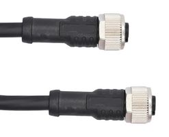 AMPHENOL LTW M12A05FL-12AFL-SB002 CABLE ASSY, M12 RCPT-RCPT, 2M