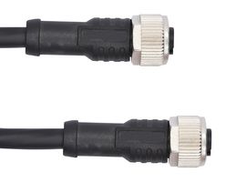 AMPHENOL LTW M12A05FL-12AFL-SD002 CABLE ASSY, M12 RCPT-RCPT, 2M