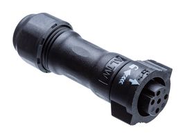 AMPHENOL LTW BB-03BFFA-QL8MPP CIRCULAR CONNECTOR, RCPT, 3POS, CRIMP