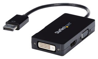 STARTECH DP2VGDVHD CBL ASSY, DP TO VGA/DVI/HDMI, 149.86MM ROHS COMPLIANT: YES