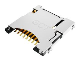 GCT MEM2090-00-145-00-A MICROSD CARD, 9POS, PUSH-PUSH, SMT