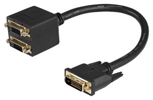 STARTECH DVISPL1DD VIDEO SPLITTER CBL, DVI-D PLUG-2X SKT