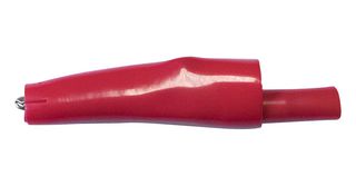 MUELLER ELECTRIC BU-63X-2 INSULATED ALLIGATOR CLIP, RED, 10A/7.9MM