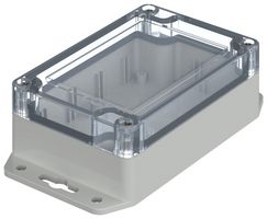 BOPLA 07711074 ENCLOSURE, MULTIPURPOSE, PC, GREY/CLEAR