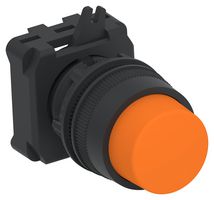 TE CONNECTIVITY - ALCOSWITCH IPE22EXOR PUSHBUTTON SWITCH, ORG, EXTENDED, 22.5MM