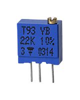 VISHAY T93YA200KT20 TRIMMER, 20R, 10%, MULTI TURN