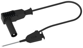 MULTICOMP PRO MP-SMDTC-RA-50BL PLUG-PINCER CLIP, BLACK, 1A, 60V, 500MM