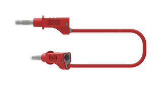 CAL TEST ELECTRONICS CT2151-200-2 STACK 4MM BANANA PLUG-PLUG, RED, 36A, 2M