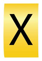 MULTICOMP PRO MP015659 CABLE MARKER, CARRIER, BLACK/YELLOW, X