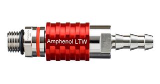 AMPHENOL LTW SQD02-SBBN-PADM-RD001 LIQUID COOLING PL-SKT, VALVE, RD, 7/16IN