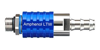 AMPHENOL LTW SQD04-SBCN-PAEM-BE001 LIQUID COOLING PL-SKT VALVE, BL, 9/16IN