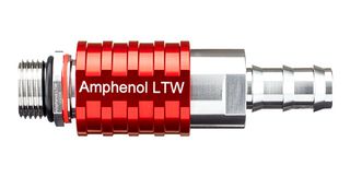 AMPHENOL LTW SQD06-SBDN-PAFM-RD001 LIQUID COOLING PL-SKT, VALVE, RED, 3/4IN