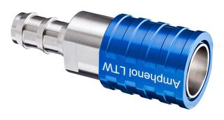 AMPHENOL LTW SQD-06SBDN-PBE001 LIQUID COOLING SKT, VALVE, BLUE, 1/2IN