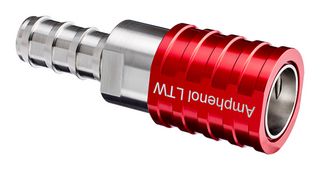 AMPHENOL LTW SQD-08SBEN-PRD001 LIQUID COOLING SOCKET, VALVE, RED, 5/8IN