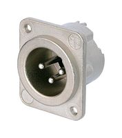 NEUTRIK NC3MD-LX-M3 XLR CONNECTOR, PLUG, 3POS, PANEL