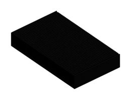 FISCHER ELEKTRONIK SK 661 250 SA HEAT SINK, ALUM, 0.013K/W, 250X500X84MM