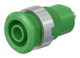 STAUBLI 24.0162-25 BANANA CONN, SKT, 24A, 1KV, GREEN ROHS COMPLIANT: YES