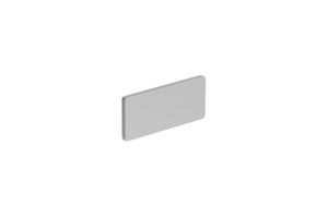 LOVATO LPXAU109 ENGRAVABLE LABEL, SILVER, PLASTIC ROHS COMPLIANT: NA