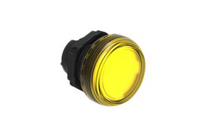 LOVATO ELECTRIC LPL5 PILOT LIGHT HEAD, ROUND, YELLOW, 22MM