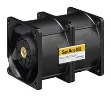 SANYO DENKI 9CRL0612P0G001 DC AXIAL FAN, 70.6CFM, 16500RPM, 12V