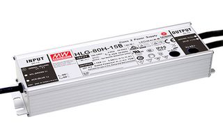 MEAN WELL HLG-80H-48B LED DRIVER, CONSTANT CURRENT/VOLT, 81.6W
