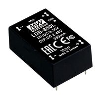 MEAN WELL LDB-350L LED DRIVER, BUCK-BOOST, 40V, 0.35A, 14W ROHS COMPLIANT: YES
