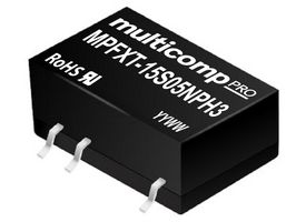 MULTICOMP PRO MPFXT-15S05NPH3 DC-DC CONVERTER, 5V, 0.2A