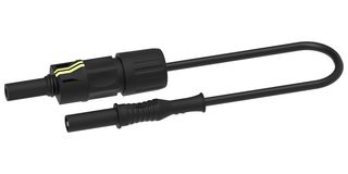 MULTICOMP PRO MP-FPVL-1.5KV-B TEST LEAD, BLACK, 1.5KV, 40A, 1M