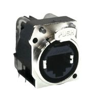 AMPHENOL AUDIO RJX8FB5HLPB RJ45 CONN, R/A JACK, 8P8C, 1PORT/PNL PCB