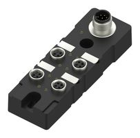 AMPHENOL CONEC 42-08001 SENSOR DISTRIBUTION BOX, M12-8P, 4PORT