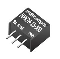 MULTICOMP PRO MPK78-15-500 DC-DC CONVERTER, 15V/-15V, 0.5A/-0.2A