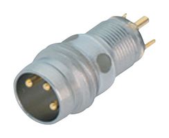 BINDER 86-6919-0002-00704 SENSOR CONN, M8 PLUG, 4P, PCB