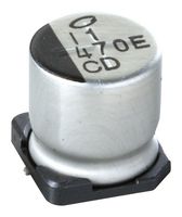 NICHICON UCD1J470MNL1GS CAPACITOR, 47UF, 63V, RADIAL