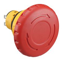 IDEC XA1E-BV3U02-R E-STOP SW, DPST-NC, 5A, 250VAC