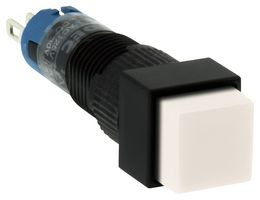 IDEC AB8Q-M1-W PUSHBUTTON SW, SPDT, WHITE, 1A, 110VAC