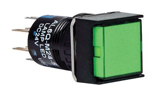 IDEC AL6Q-M14-R PUSHBUTTON SW, SPDT, RED, 1A, 110VAC