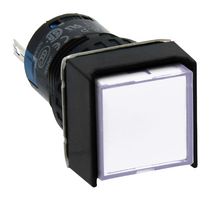IDEC AL6Q-M14P-JW PUSHBUTTON SW, SPDT, WHITE, 1A, 110VAC