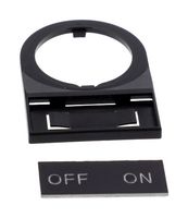 IDEC HWAM-212 LEGEND PLATE, PUSHBUTTON SWITCH, OFF-ON