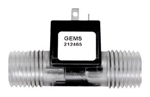 GEMS SENSORS 212460E TURBINE FLOW SENSOR, 24BAR, 0.1-2.5LPM ROHS COMPLIANT: YES