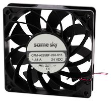 SAME SKY CFM-A238BF-165-635-22 DC FAN, 63.5DBA, 12V, 27.72W, 120X37.5MM