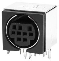 SAME SKY MD-90SM MINI DIN CONN, R/A JACK, 9POS, PCB