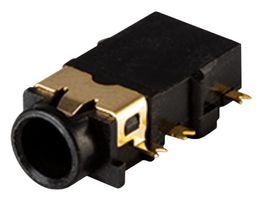 SAME SKY SJ-43504-SMT-TR PHONE AUDIO CONN, R/A STEREO JACK, 6P