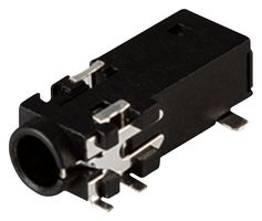SAME SKY SJ-43515RS-SMT-TR PHONE AUDIO CONN, R/A STEREO JACK, 6P