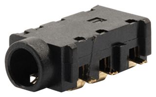 SAME SKY SJ-43614-SMT-TR PHONE AUDIO CONN, R/A STEREO JACK, 7P