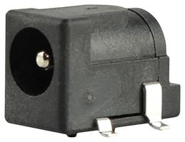 SAME SKY PJ-002BH-SMT-TR DC POWER JACK, R/A, 2.5MM, 5A/24VDC, SMT