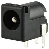 SAME SKY PJ-102AH DC PWR CONN, R/A JACK, 2MM, 5A, 24VDC/TH