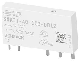 TE CONNECTIVITY - SCHRACK 1558940-3 POWER RELAY, SPDT, 277VAC, 6A, TH